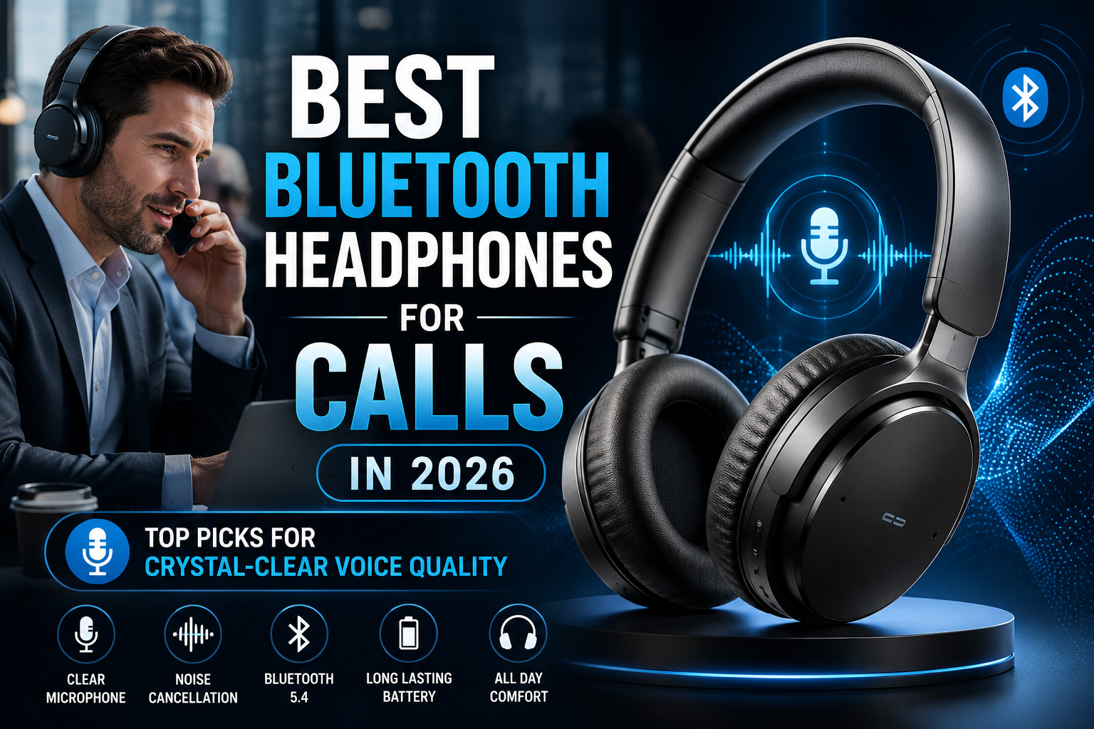 Read more about the article Best Bluetooth Headphones for Calls In 2026